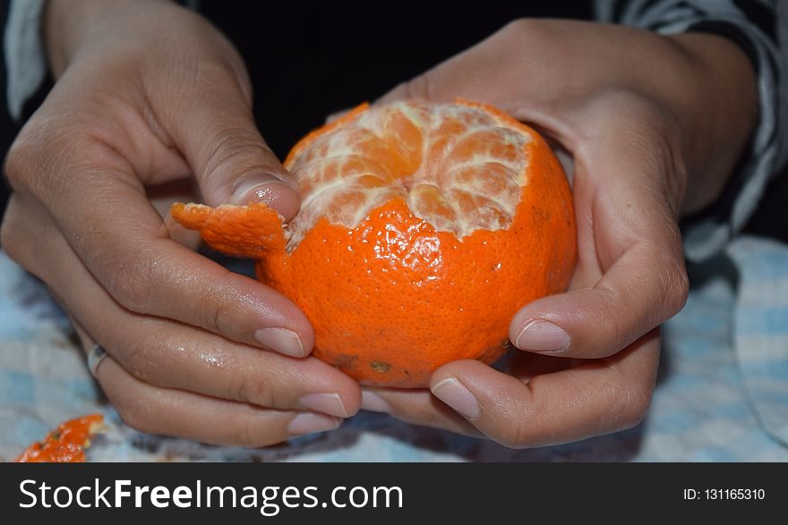 Fruit, Citrus, Clementine, Produce