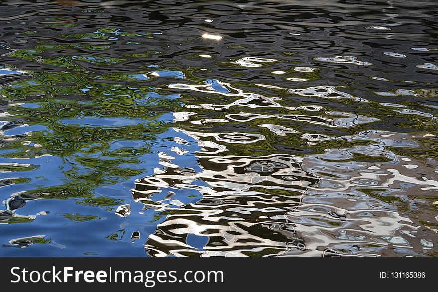 Reflection, Water, Water Resources, Pond