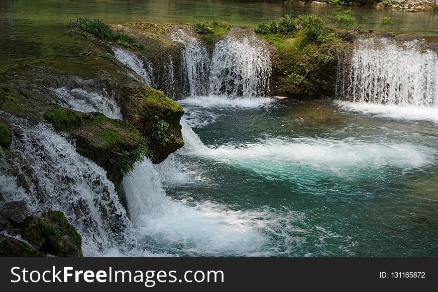 Waterfall, Water, Nature, Body Of Water