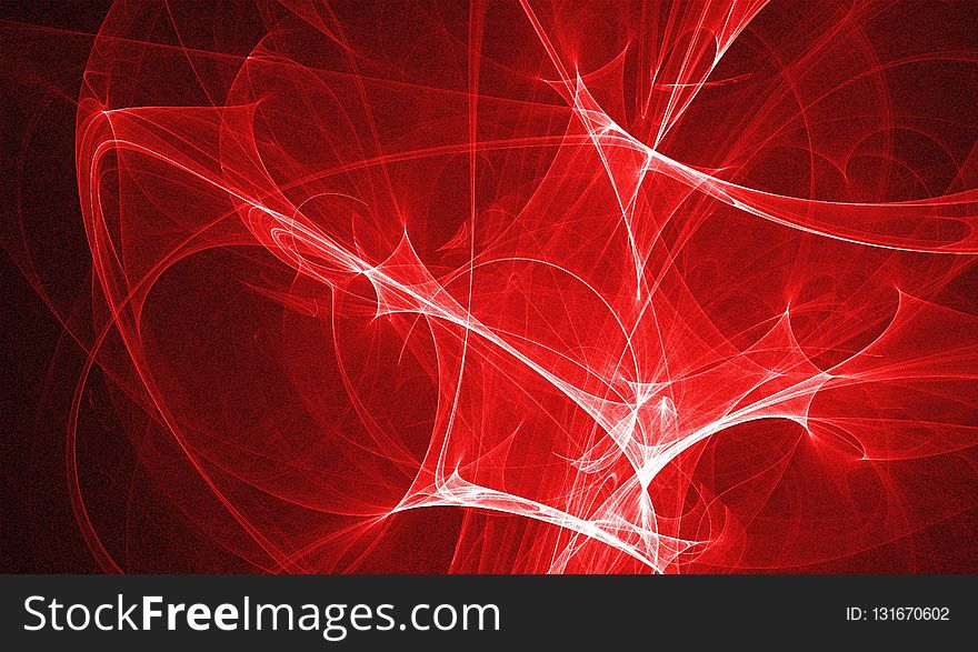 Red, Fractal Art, Light, Computer Wallpaper