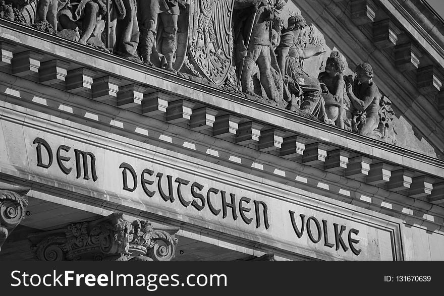 Landmark, Black And White, Monochrome Photography, Architecture