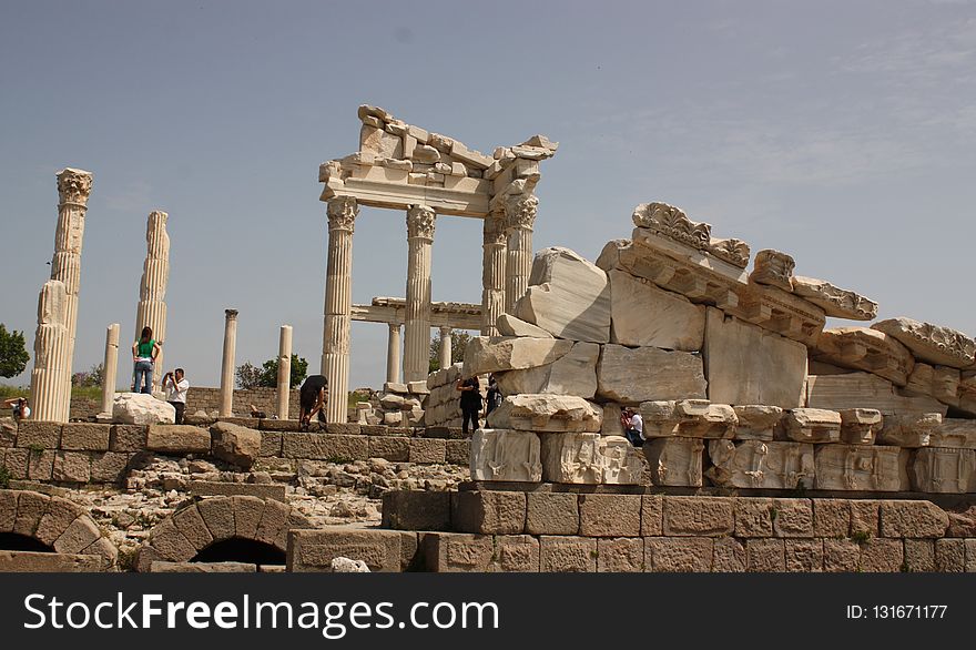Historic Site, Ruins, Ancient Roman Architecture, Ancient History
