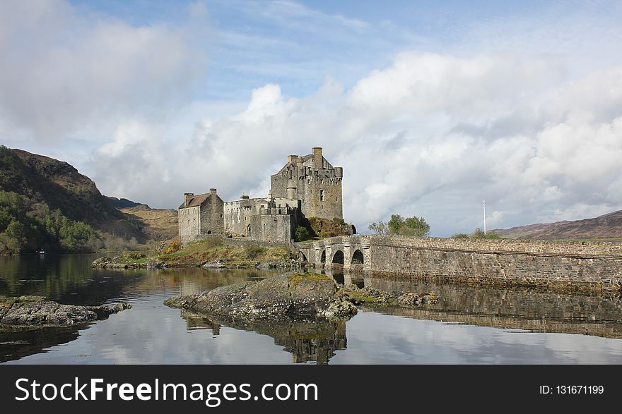 Reflection, Sky, Highland, Cloud