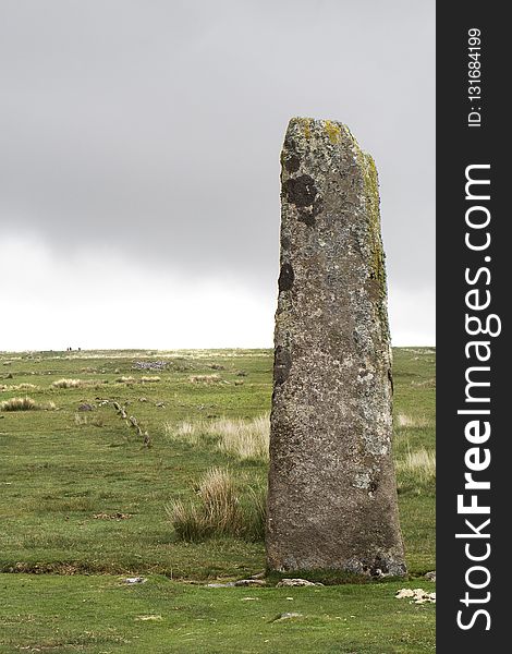 Rock, Grass, Archaeological Site, Highland