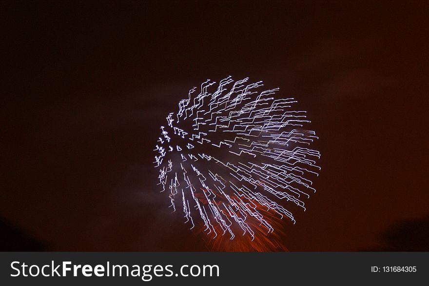 Fireworks, Sky, Event, Close Up