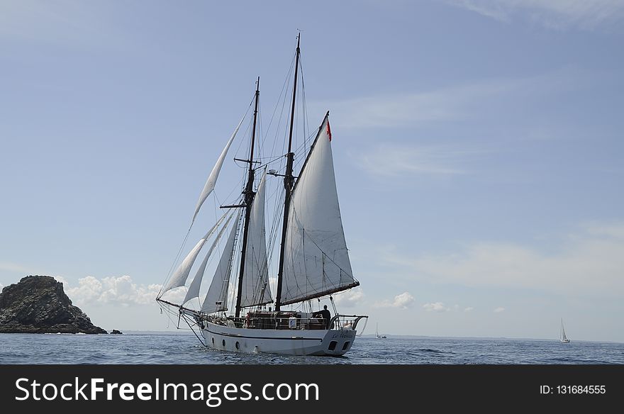 Sailing Ship, Tall Ship, Schooner, Brigantine