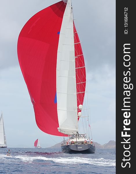 Sail, Sailboat, Water Transportation, Dinghy Sailing