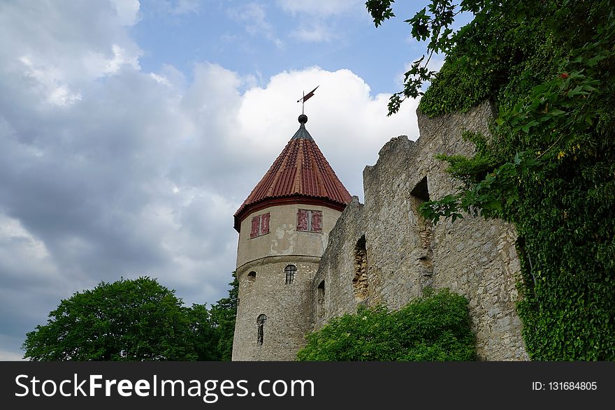 Sky, Castle, ChÃ¢teau, Building