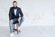 Business Man Sit Success Modern Office Workspace Royalty Free Stock Images Business Man Sit Success Modern Office Workspace Royalty Free Stock Images