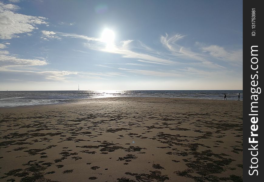 Sea, Sky, Horizon, Beach