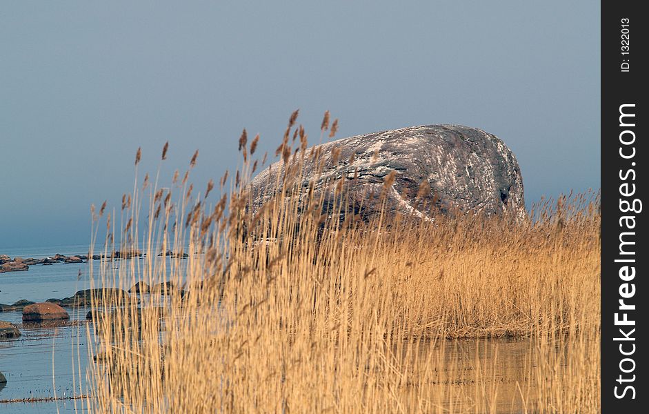 Largest erratic boulder in the glaciation area of North Europe. Largest erratic boulder in the glaciation area of North Europe