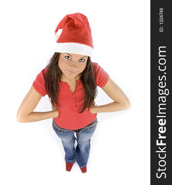 Young And Attractive Female Santa