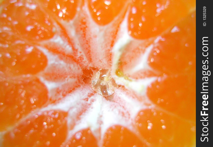 Mandarin close up