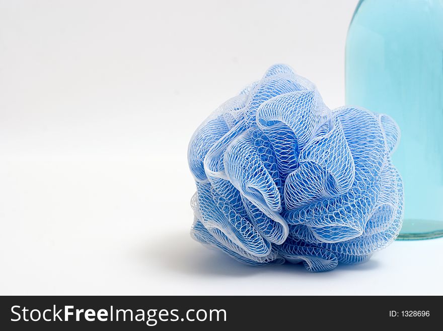 Loofah And Soap Bottle