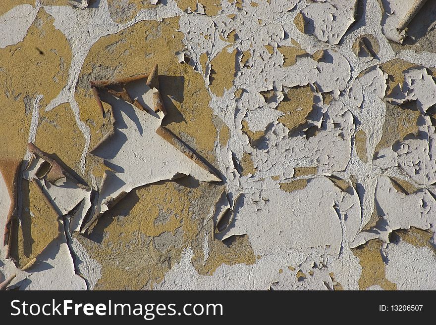 Abstract background of messy, weathered wall. Abstract background of messy, weathered wall