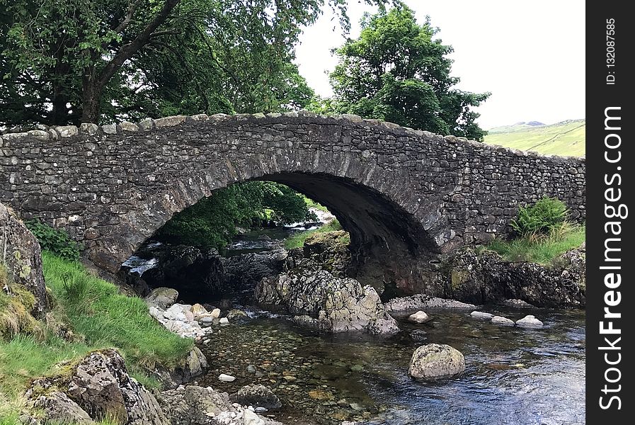 Arch Bridge, Bridge, Watercourse, Devil's Bridge