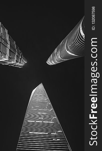 Black And White, Monochrome Photography, Landmark, Structure