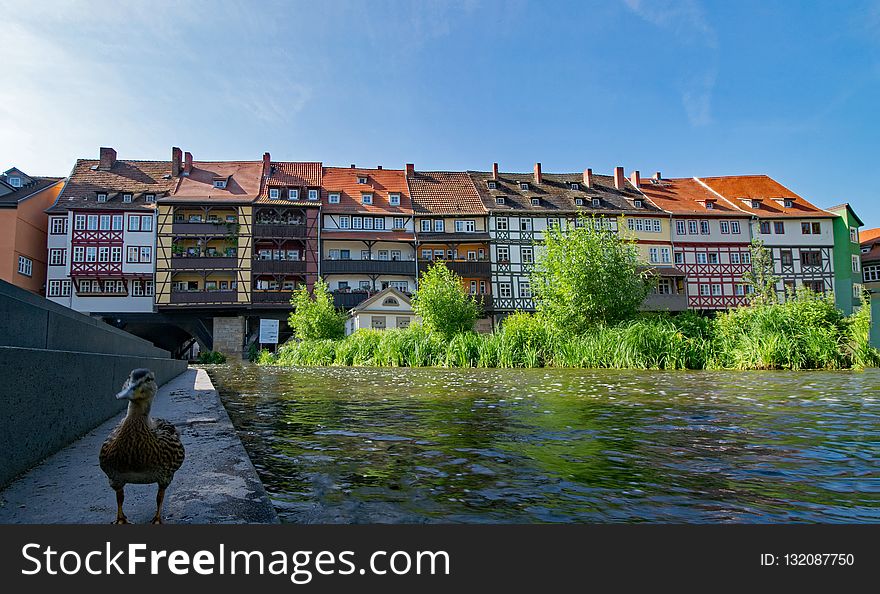 Waterway, Water, Reflection, Sky