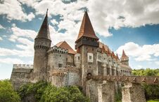 Beautiful Panorama Of The Corvin Castle Stock Photography Beautiful Panorama Of The Corvin Castle Stock Photography