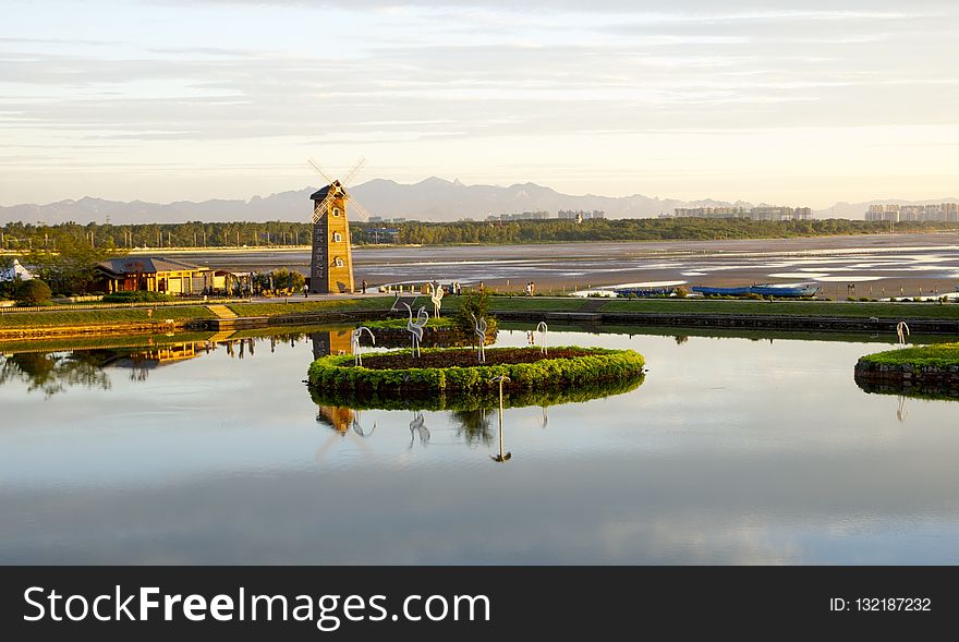 Reflection, Water, Waterway, Wetland