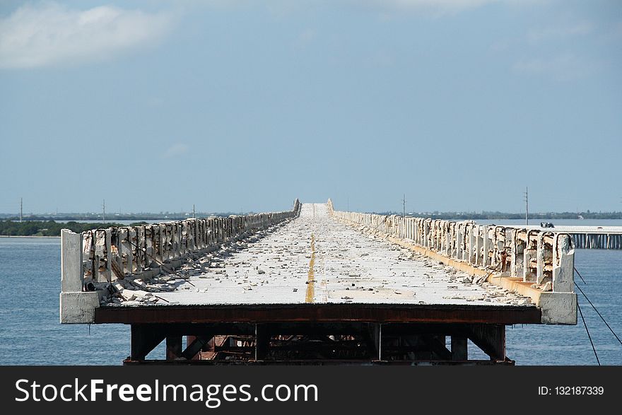 Pier, Bridge, Fixed Link, Sky