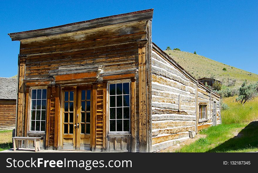 Property, House, Log Cabin, Home