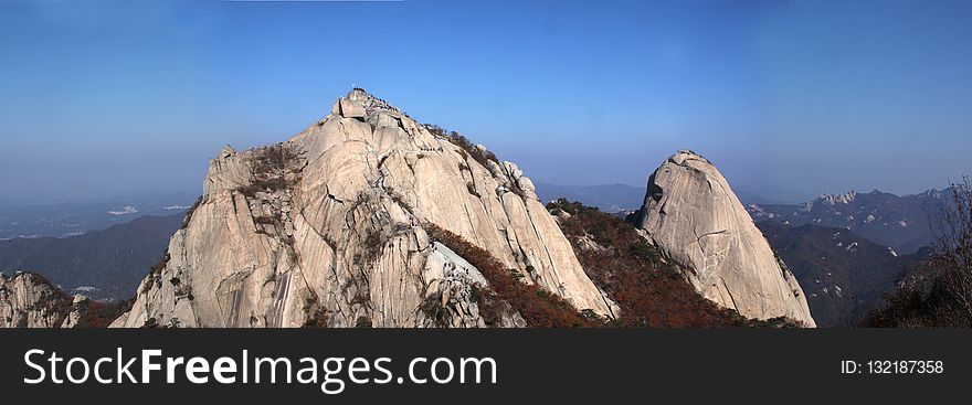 Mountainous Landforms, Mountain, Sky, Mountain Range