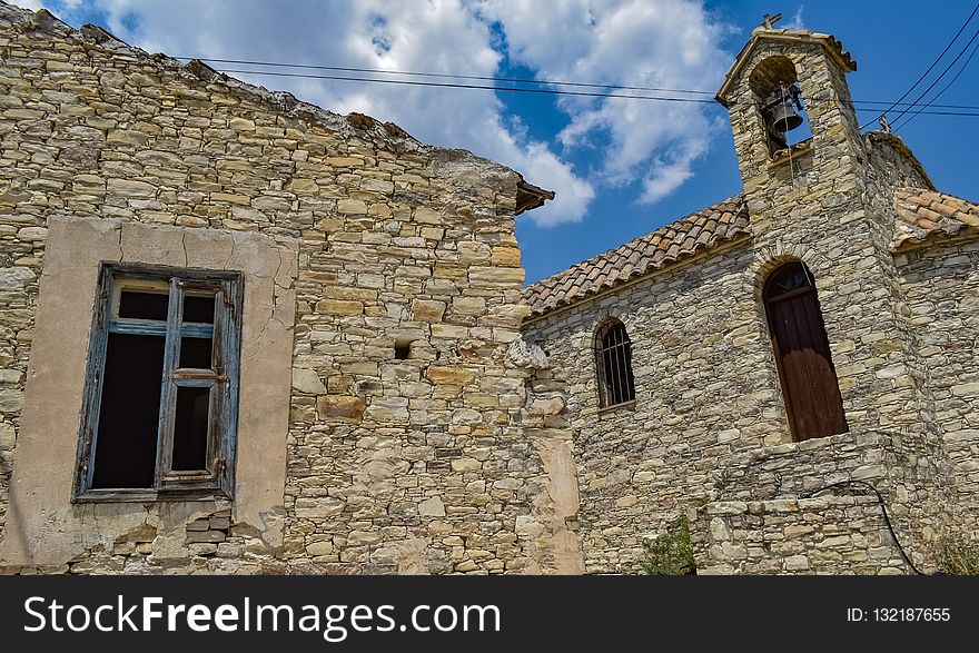 Sky, Property, Wall, History