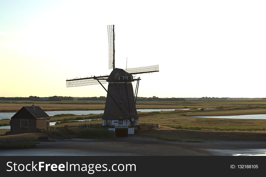 Windmill, Mill, Wind, Building