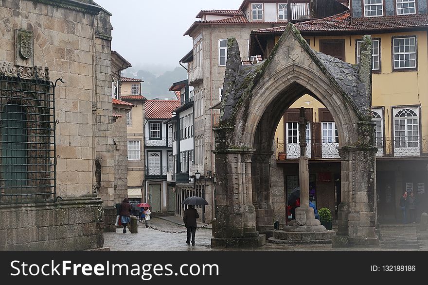 Town, Neighbourhood, Medieval Architecture, Street