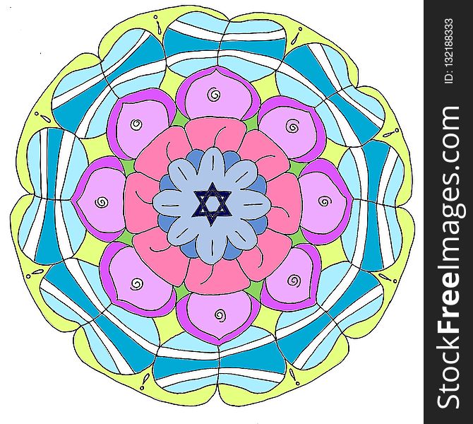 Flower, Circle, Symmetry, Design