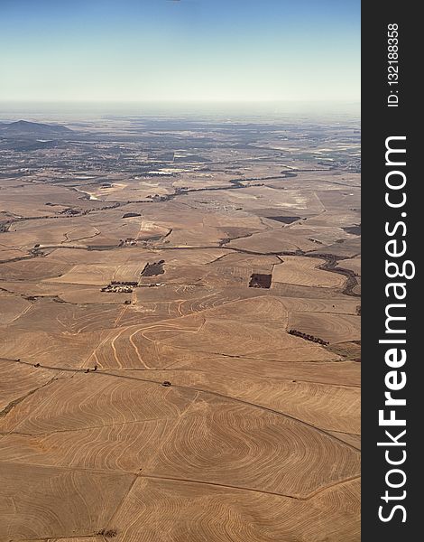 Aerial Photography, Sky, Makhtesh, Plain