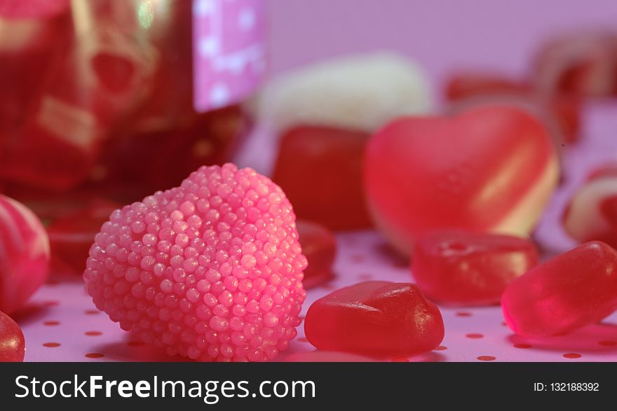 Heart, Sweetness, Confectionery, Magenta
