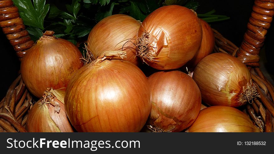 Vegetable, Onion, Yellow Onion, Shallot