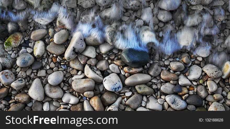 Pebble, Water, Rock, Gravel