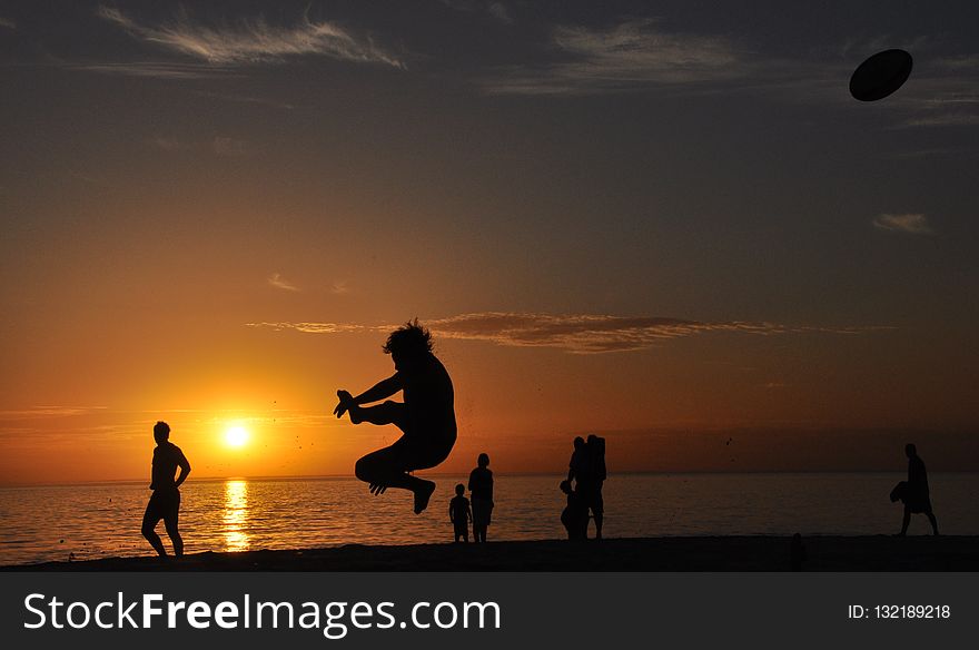 Sky, Sunrise, Sunset, Sea