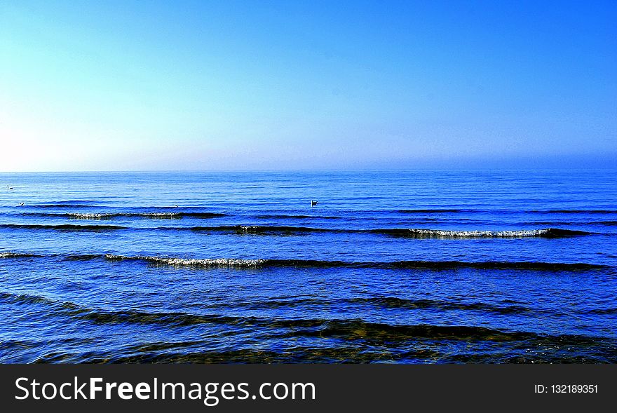 Sea, Ocean, Horizon, Sky