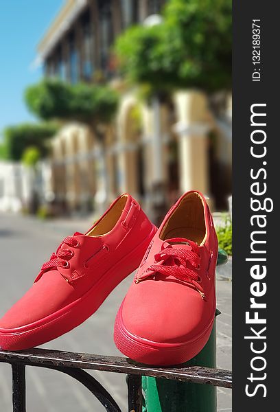 Footwear, Red, Shoe, Pink