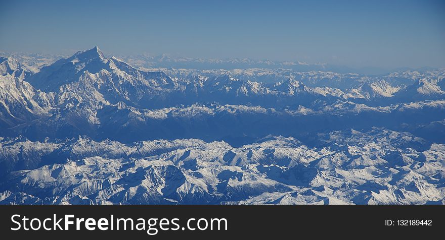 Mountain Range, Mountainous Landforms, Massif, Sky