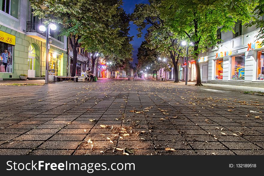 Town, Road, Public Space, Street