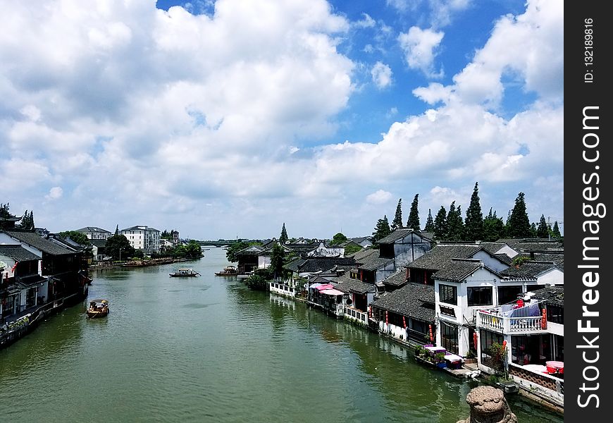 Waterway, Body Of Water, Sky, Water Transportation