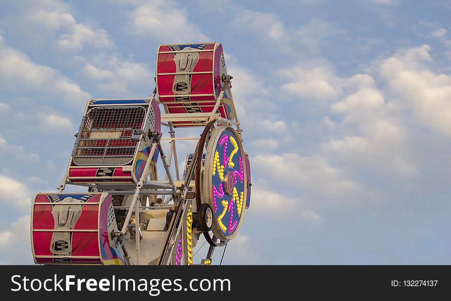 Tourist Attraction, Fair, Amusement Park, Ferris Wheel