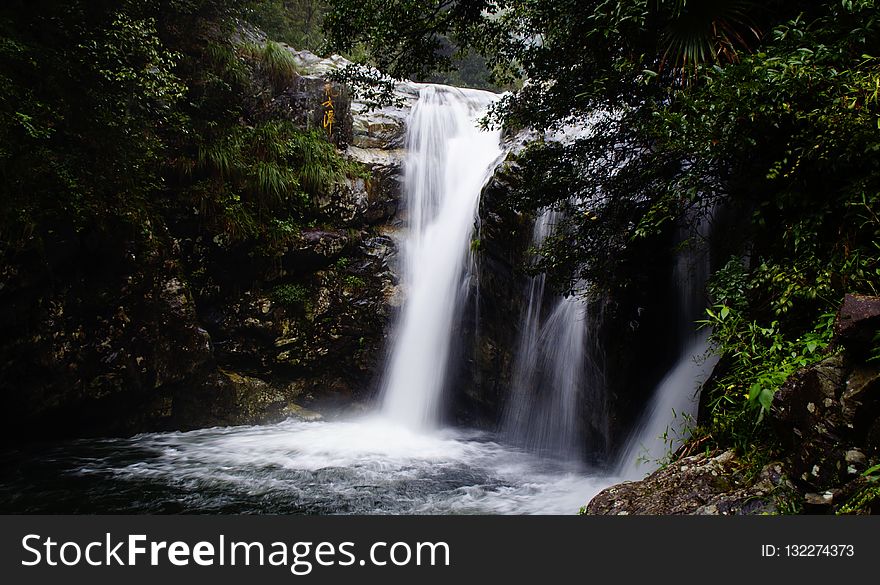 Waterfall, Water, Nature, Body Of Water