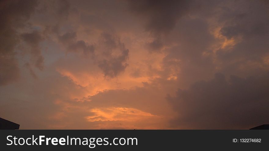 Sky, Cloud, Atmosphere, Afterglow