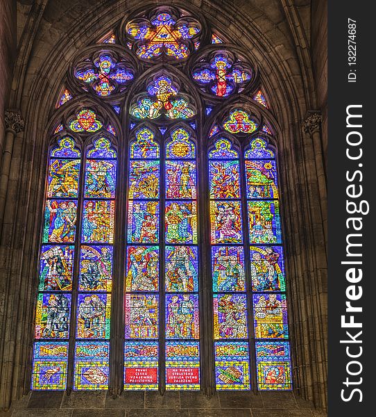 Stained Glass, Glass, Gothic Architecture, Window