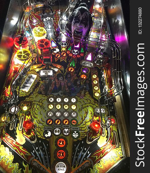 Technology, Arcade Game, Electronic Device, Pinball