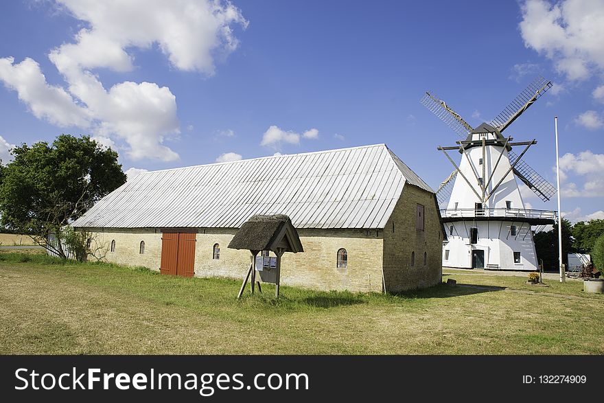 Property, Sky, Windmill, Cottage