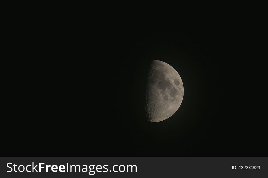 Moon, Atmosphere, Astronomical Object, Sky