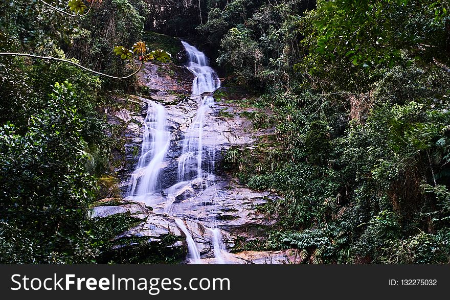 Waterfall, Water, Nature, Body Of Water