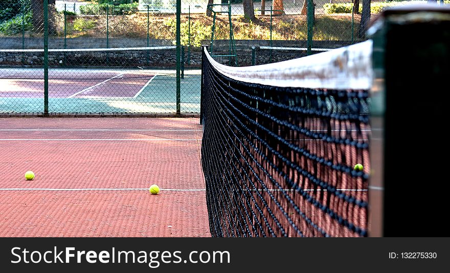 Sport Venue, Net, Structure, Tennis Court
